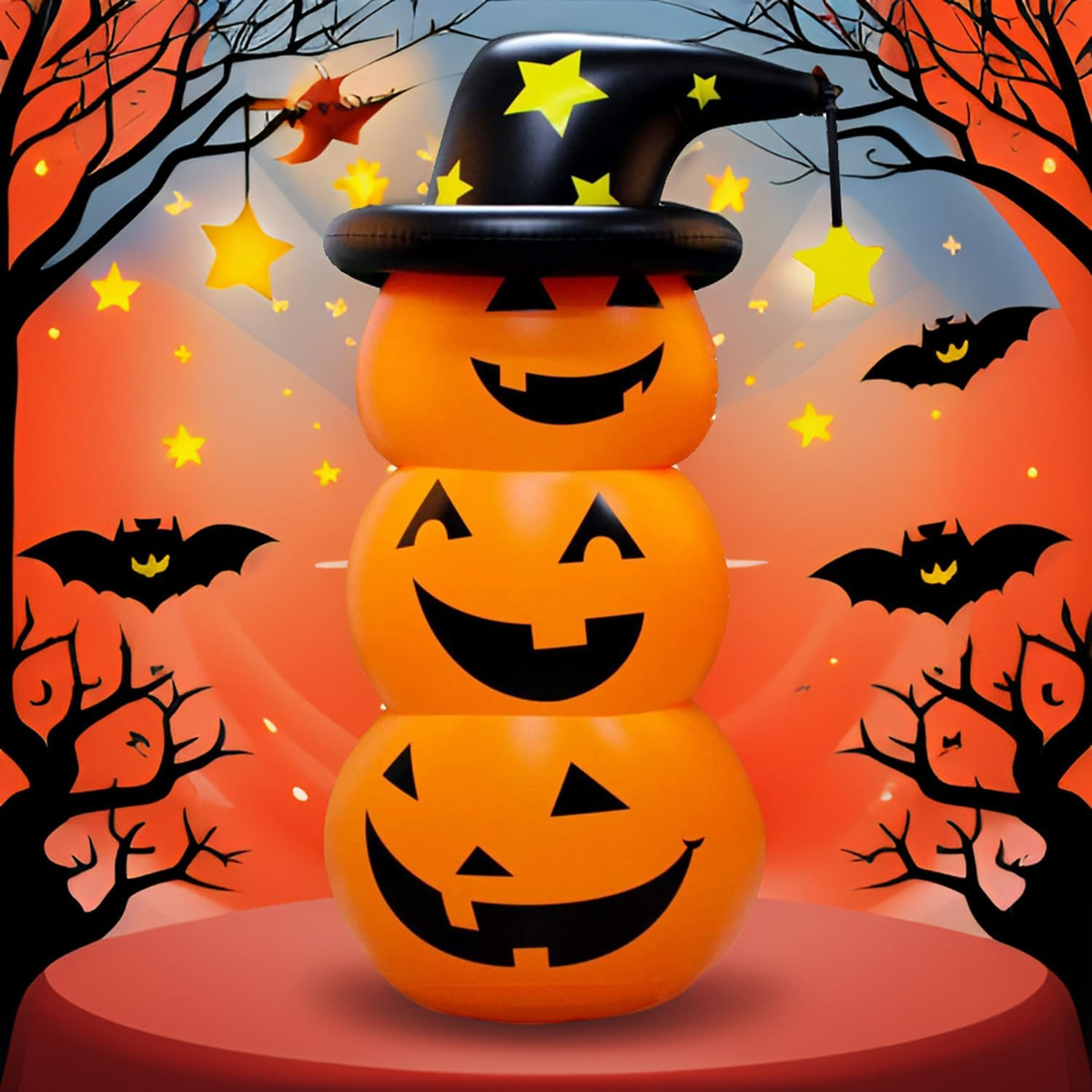 Inflatable Halloween Decorations, Halloween Inflatables with Water Base for Garden
