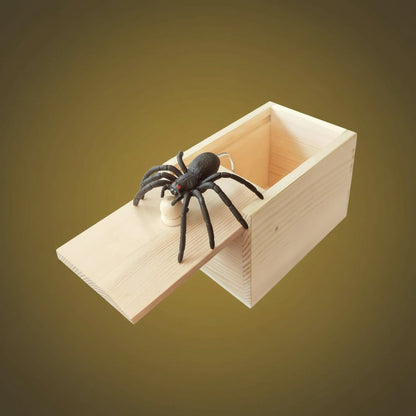 Spider Trick Box, Pop Up Spider Prank Box for Halloween
