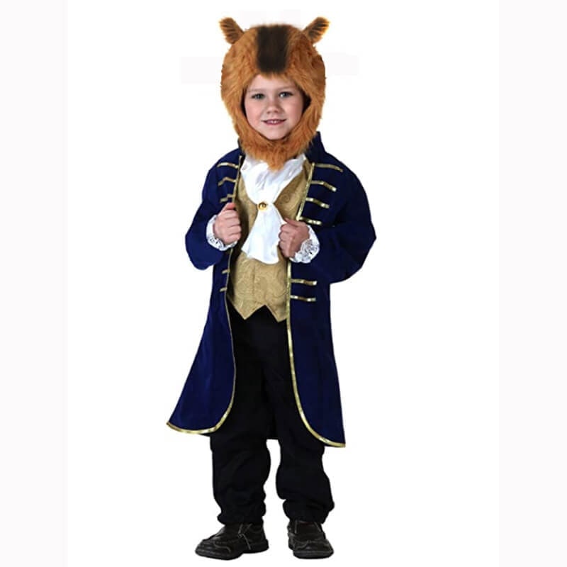 Kids Halloween Costumes, Plush Animal Costume with Hood and Tail – image 6