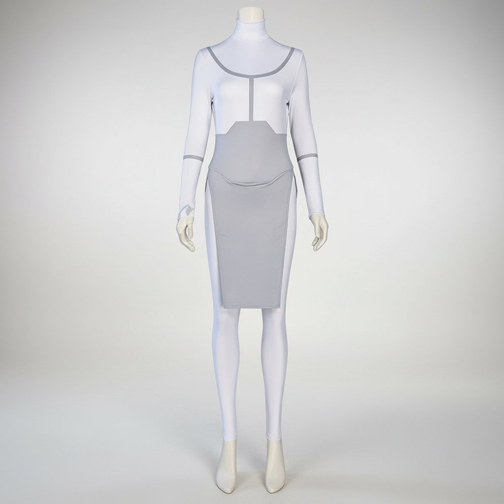 Adult Halloween Costume, Sci Fi Cosplay Costume, Long Sleeve Turtleneck Jumpsuit, Plus Size Halloween Costume XS to 3XL