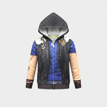 Rock Star Halloween Outfit with Tattoo Sleeves, Kids Halloween Costumes