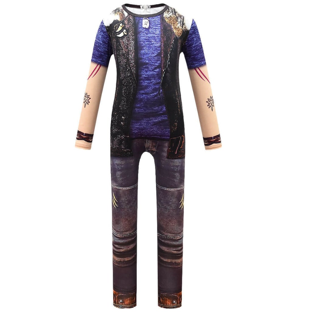 Kids Halloween Costumes, Rock Star Halloween Outfit with Tattoo Sleeves