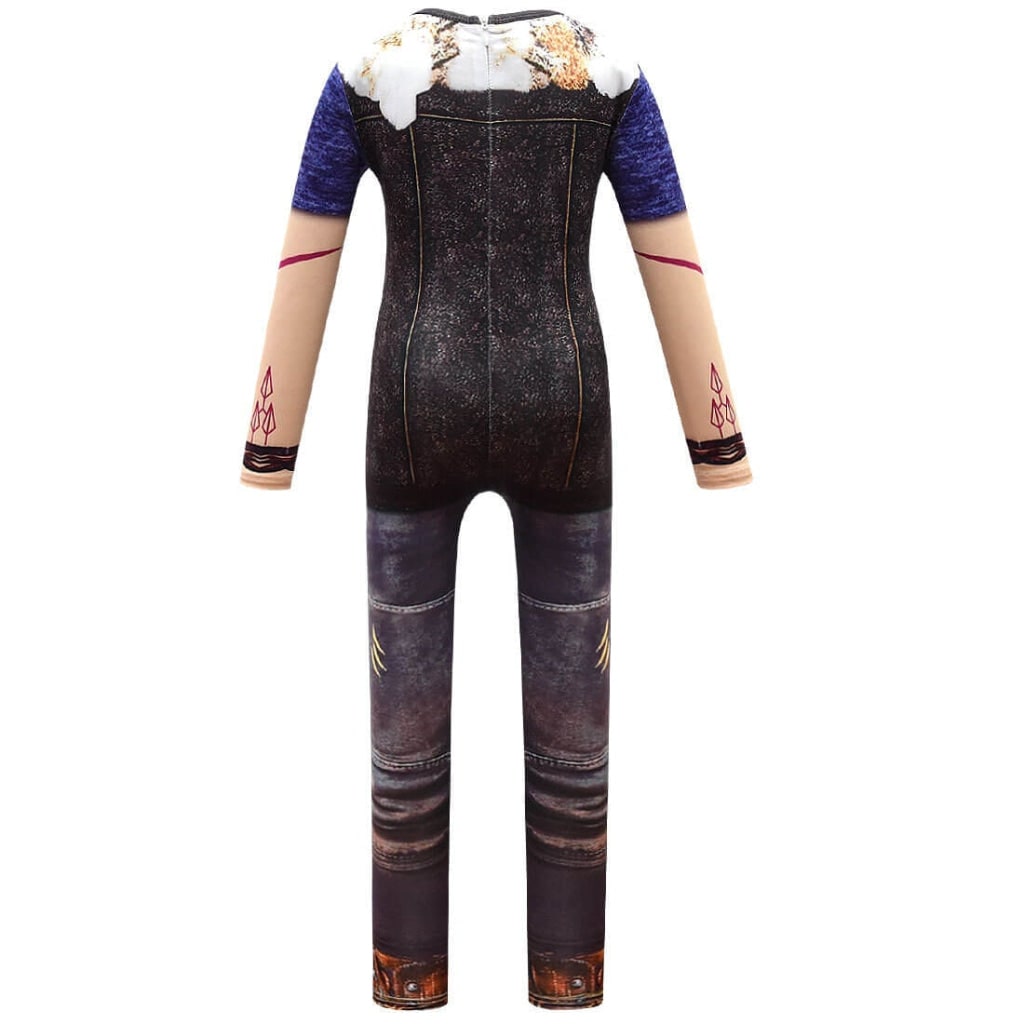 Kids Halloween Costumes, Rock Star Halloween Outfit with Tattoo Sleeves – image 4