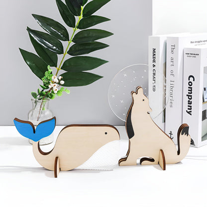 Animal Table Lamp, Small Touch Lamp with USB C for Kids Room – image 5