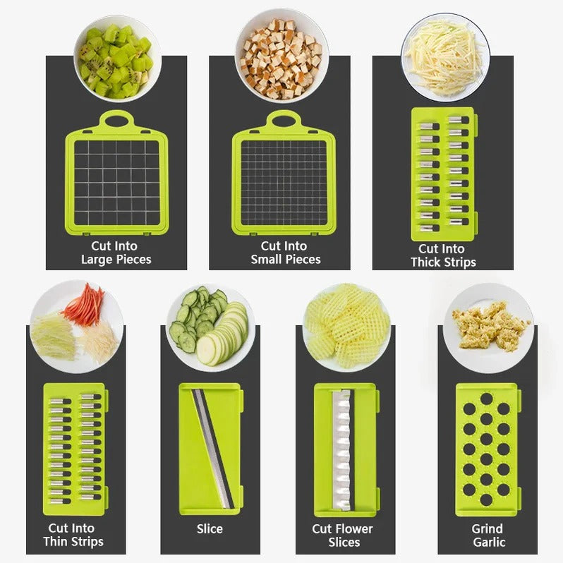 Vegetable Chopper with Slicer and Grater, Kitchen Gadgets – image 6