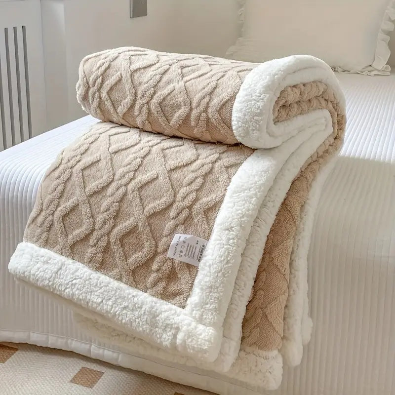 Soft Throw Blanket Reversible, Use as Bedspread or Sofa Throw – image 6