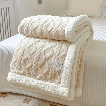 Soft Throw Blanket Reversible, Cozy Blanket for Bed – image 7