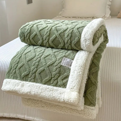 Soft Throw Blanket Reversible, Cozy Blanket for Bed – image 10