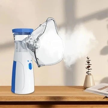 Portable Nebulizer, Mesh Nebulizer Machines with Mask for Adults and Kids, Battery Powered Nebulizer for Home and Travel