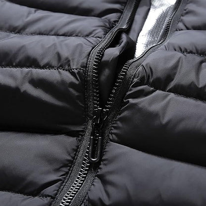 Heated Jacket with Hood, Quilted Winter Jacket with Electric Heating – image 4
