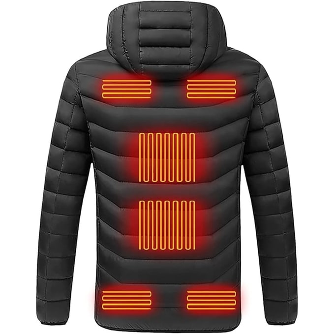 Heated Jacket with Hood, Waterproof Winter Coat for Men and Women – image 5