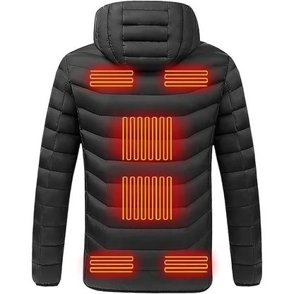 Heated Jacket with Hood, Waterproof Winter Coat for Men and Women – image 5