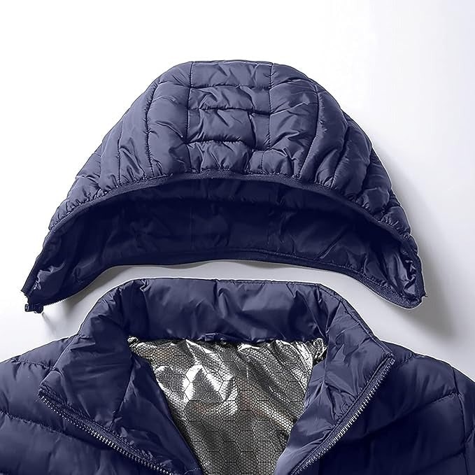 Heated Jacket with Hood, Waterproof Winter Coat for Men and Women – image 7