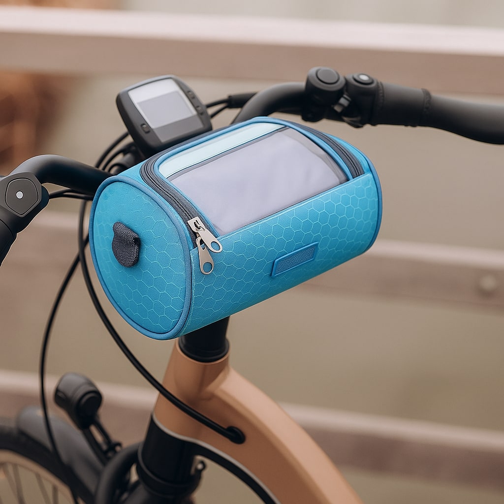 Bike Handlebar Bag with Phone Holder – image 16