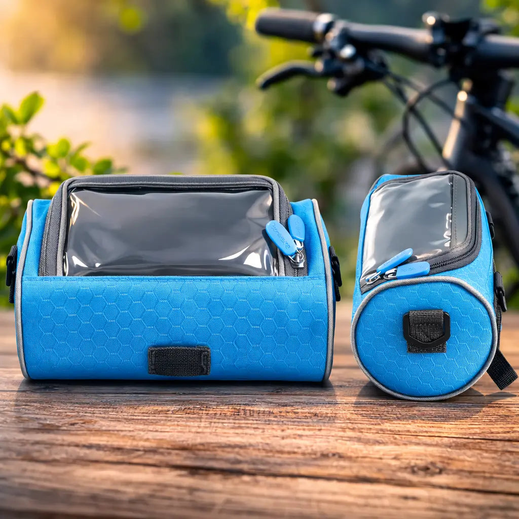 Bike Handlebar Bag with Phone Holder, Bike Accessories with Shoulder Strap – image 12