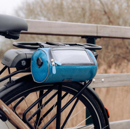 Bike Handlebar Bag with Phone Holder, Bicycle Phone Holder with Touchscreen Window – image 11
