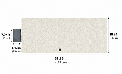 Heated Mat with Sherpa Fleece, Heated Chair Pad – image 6