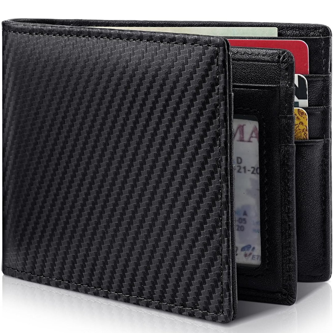 Bifold Leather Wallet with RFID Protection – image 4
