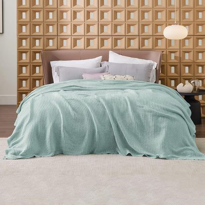Cotton Throw Blanket, Lightweight Queen Size Blanket – image 40