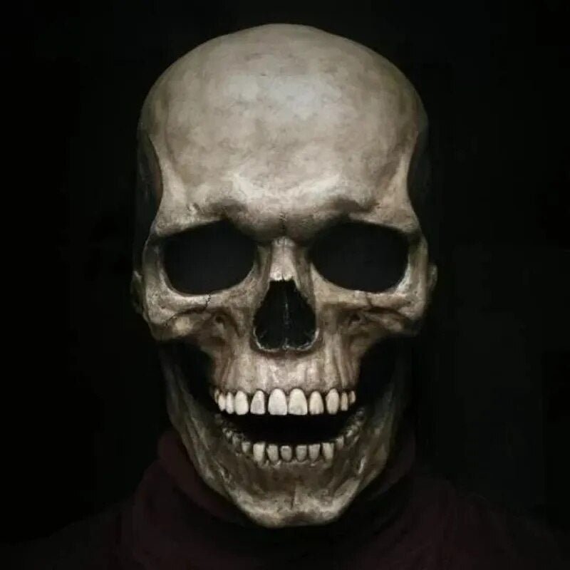 Halloween Costume Mask, Scary Skull Mask with Movable Jaw – image 5