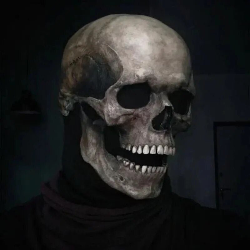 Halloween Costume Mask, Realistic Full Head Skeleton Mask