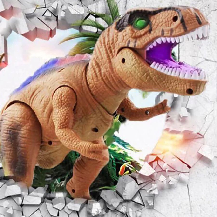 Remote Control Dinosaur Toy, Rechargeable RC Toy Dinosaur for Kids