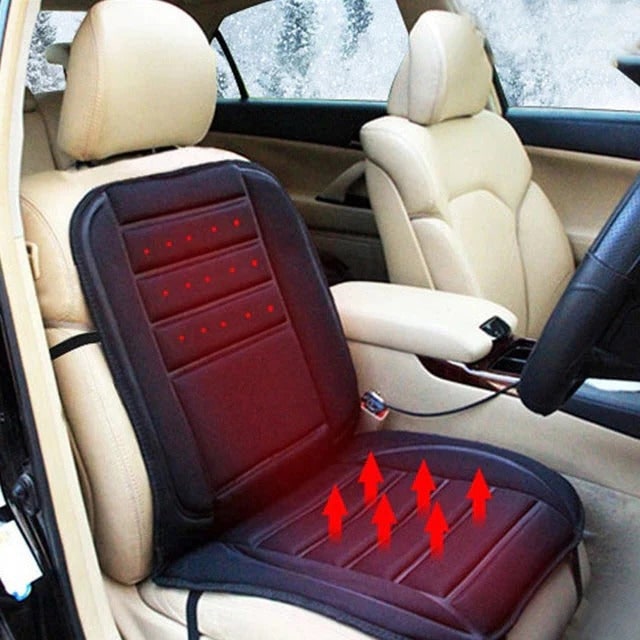 Heated Car Seat Cushion with Remote Control, 12V Car Seat Heater, Heated Car Seat Cover for Winter