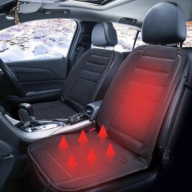 Heated Car Seat Cushion with Remote Control, Heated Car Seat Cover for Winter