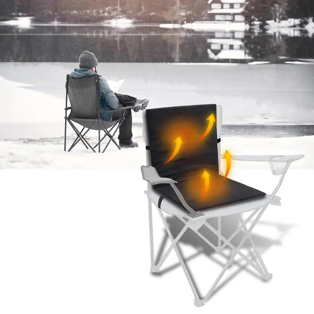 Heated Stadium Seat Cushion, Folding Camping Seat with USB Heating – image 4