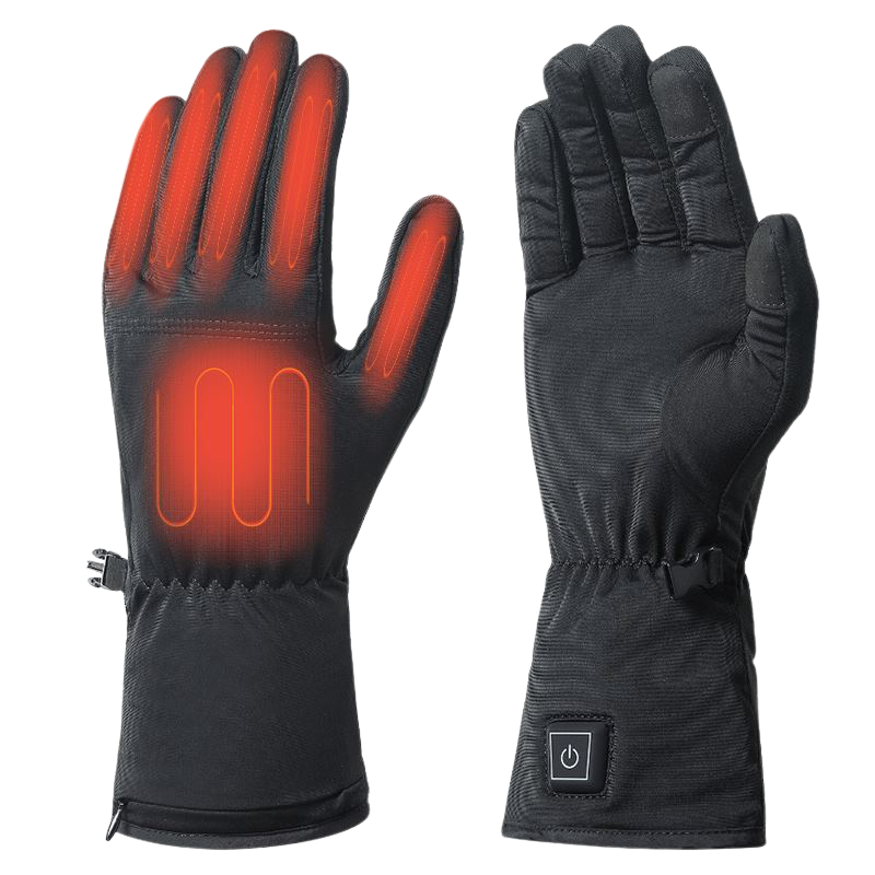 Rechargeable Heated Gloves, Winter Gloves with 3 Heat Levels and Touchscreen, Hand Warmer Gloves for Outdoor