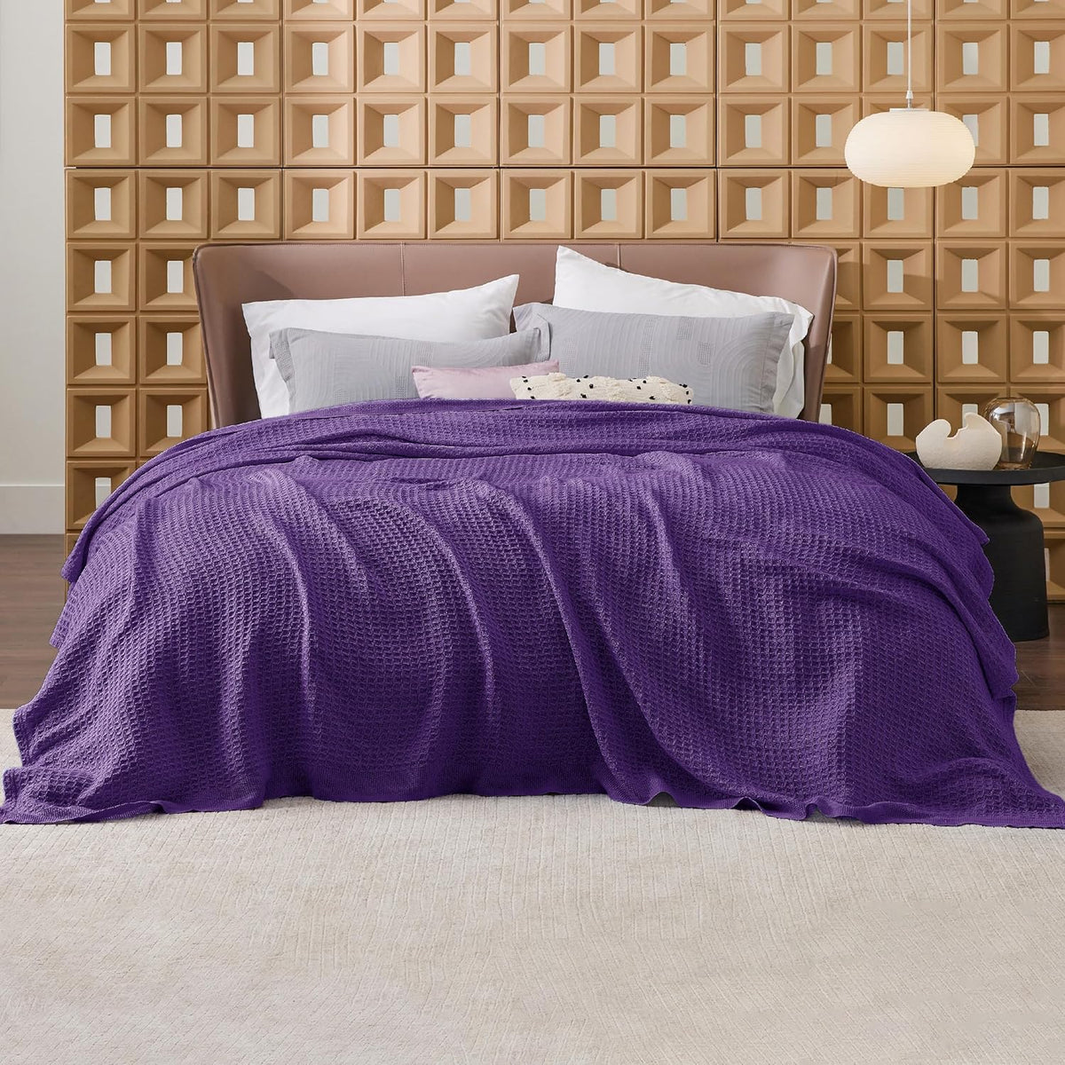 Cotton Throw Blanket, Lightweight Queen Size Blanket – image 48