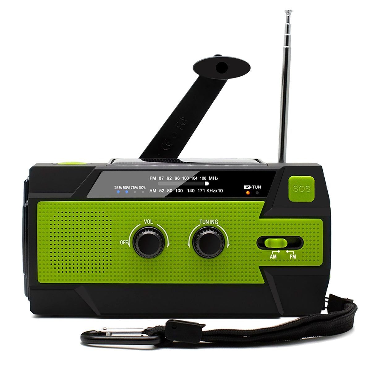 Portable AM FM Radio, Hand Crank Emergency Radio