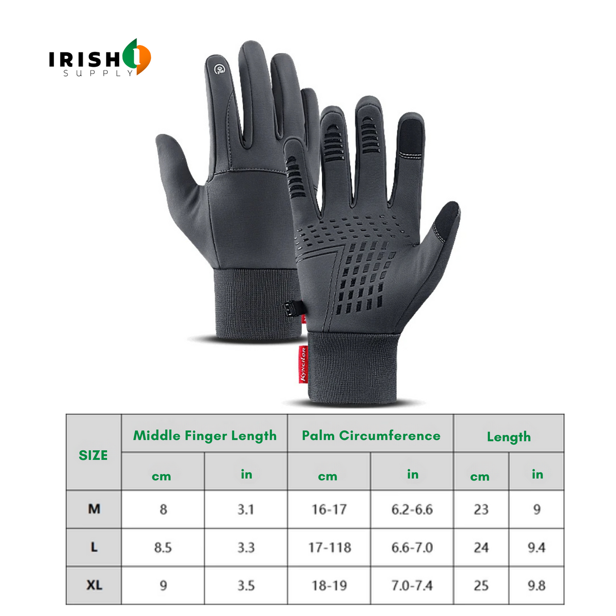 Waterproof Winter Gloves with Touchscreen Fingers, Winter Bike Gloves – image 12