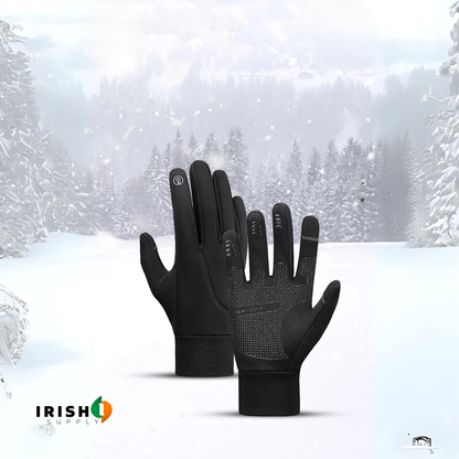 Waterproof Winter Gloves with Touchscreen Fingers, Winter Bike Gloves