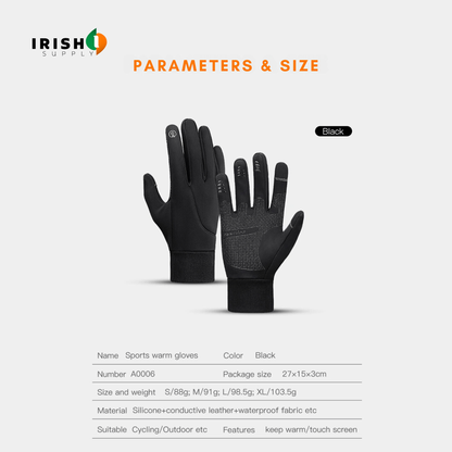 Waterproof Winter Gloves with Touchscreen Fingers, Warm Gloves with Anti Slip Palm – image 5