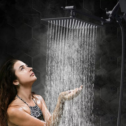 Rain Shower Head 8 Inch, High Pressure Shower Head with Handheld – image 4