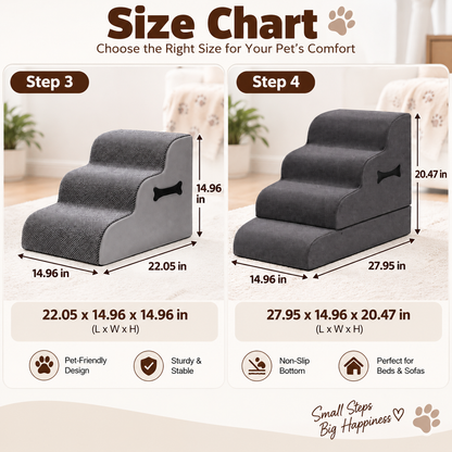 Dog Bed Stairs, Dog Ramp for Bed