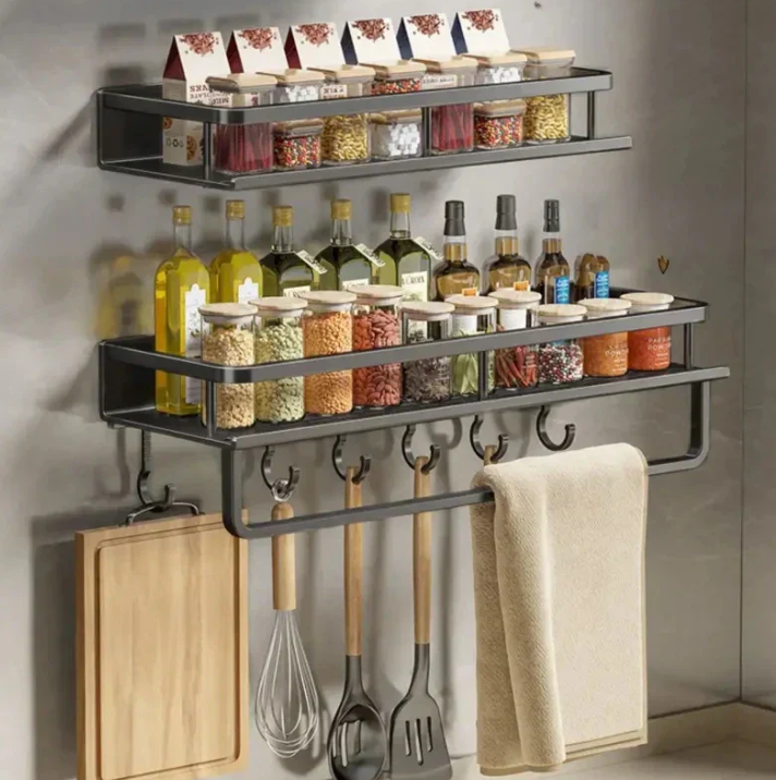 Wall Mounted Kitchen Shelf, Seasoning Rack – image 5