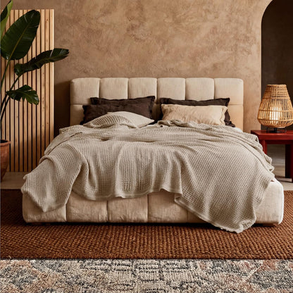 Cotton Throw Blanket, Lightweight Queen Size Blanket – image 36