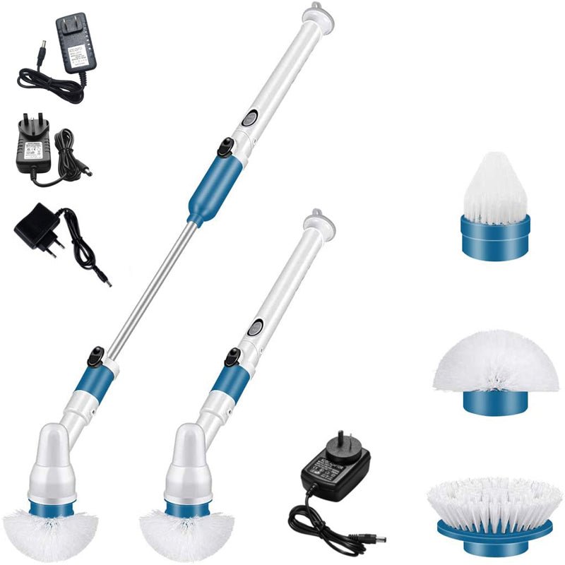 Electric Spin Scrubber, Cordless Power Scrubber with Adjustable Handle, Tub Scrubber for Bathroom Floor and Tile