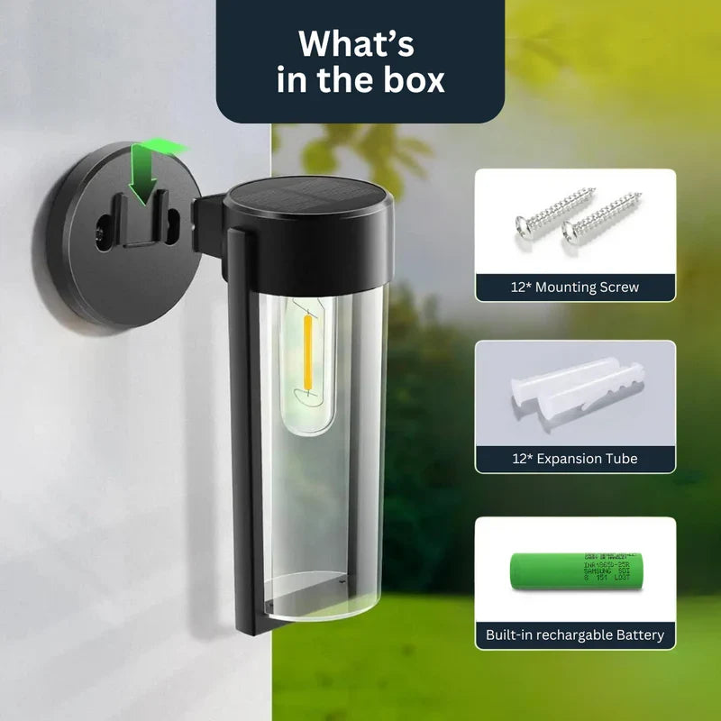 Solar Outdoor Wall Light 5