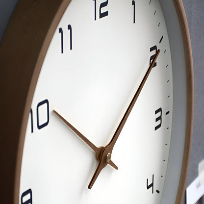 Analog Clock for Wall, Wooden Wall Clock Silent Non Ticking – image 6